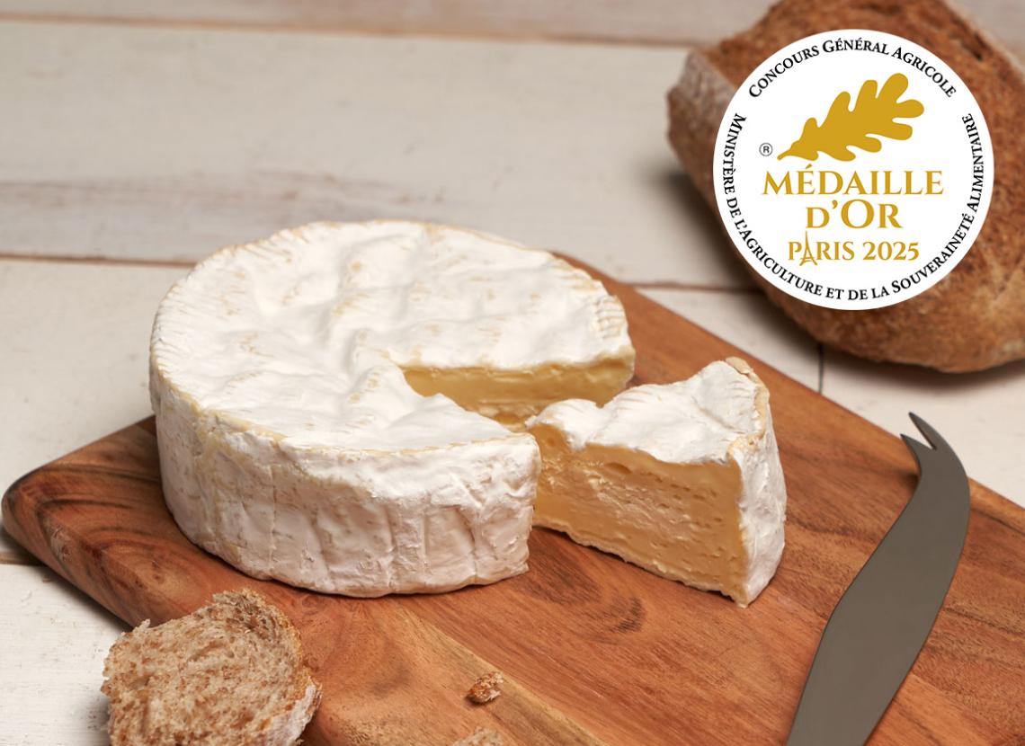 medaille d'or camembert traditionnel hve fromagerie réo lessay cga concours général agricole