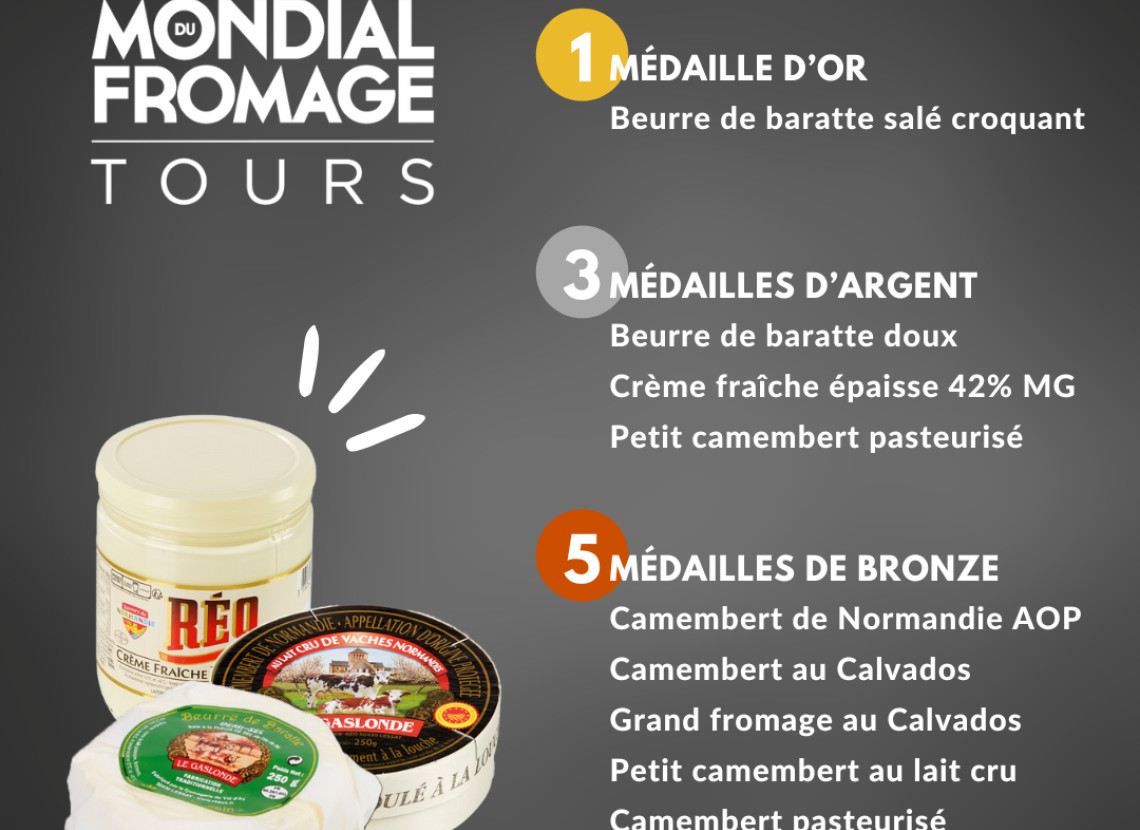 médailles mondial du fromage 2025
