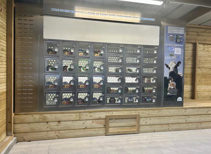 distributeur automatique fromagerie réo lessay nouveau